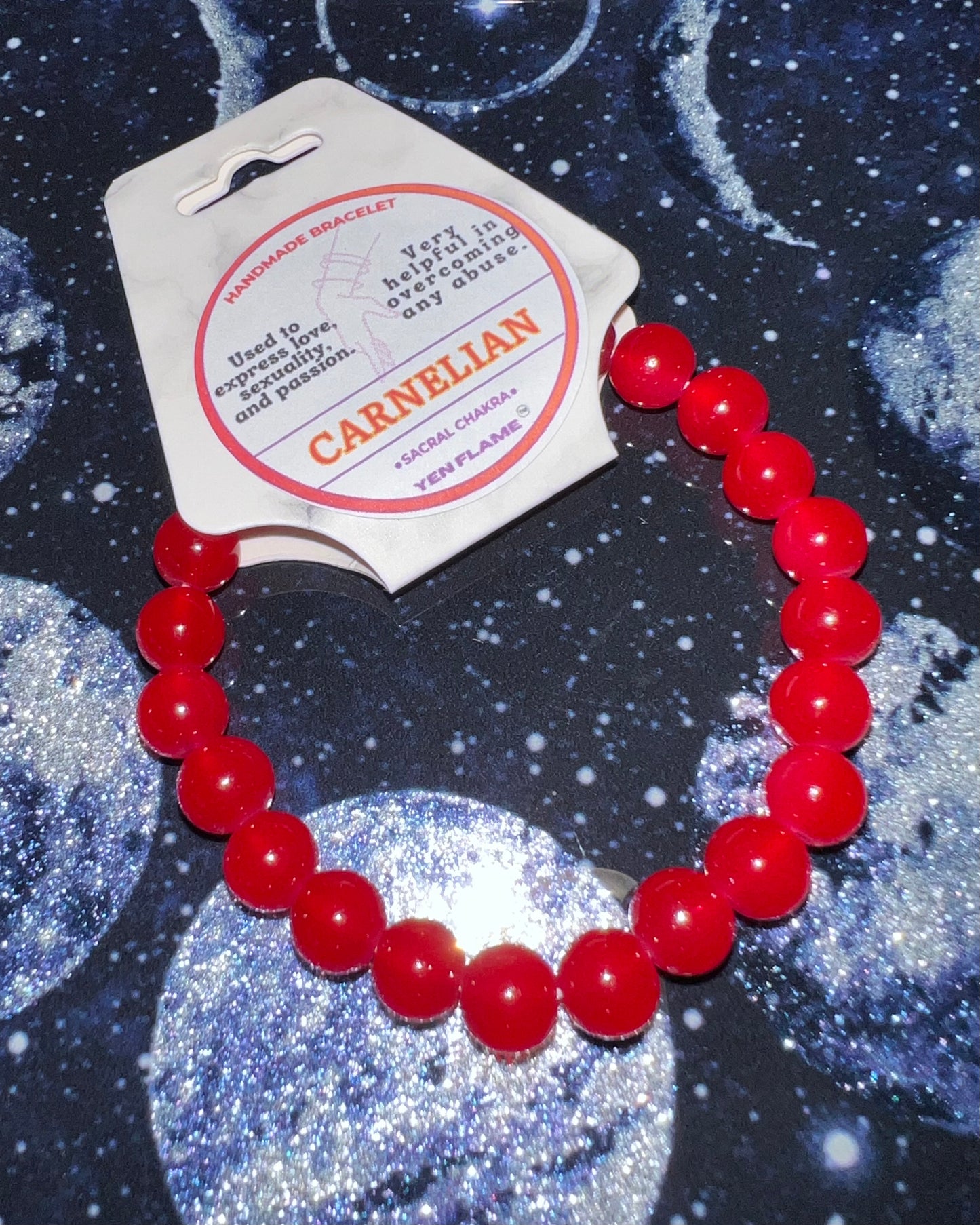 Carnelian Crystal Handmade Unisex Bracelet