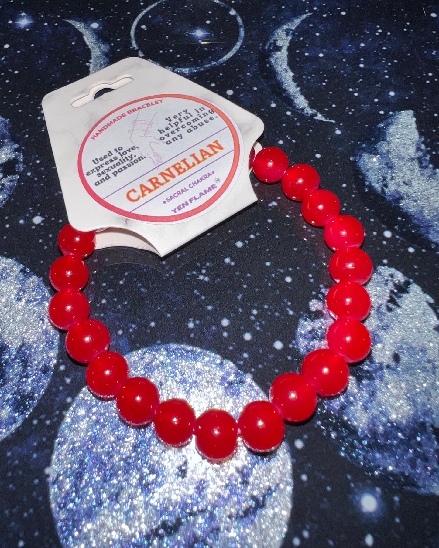 Carnelian Crystal Handmade Unisex Bracelet