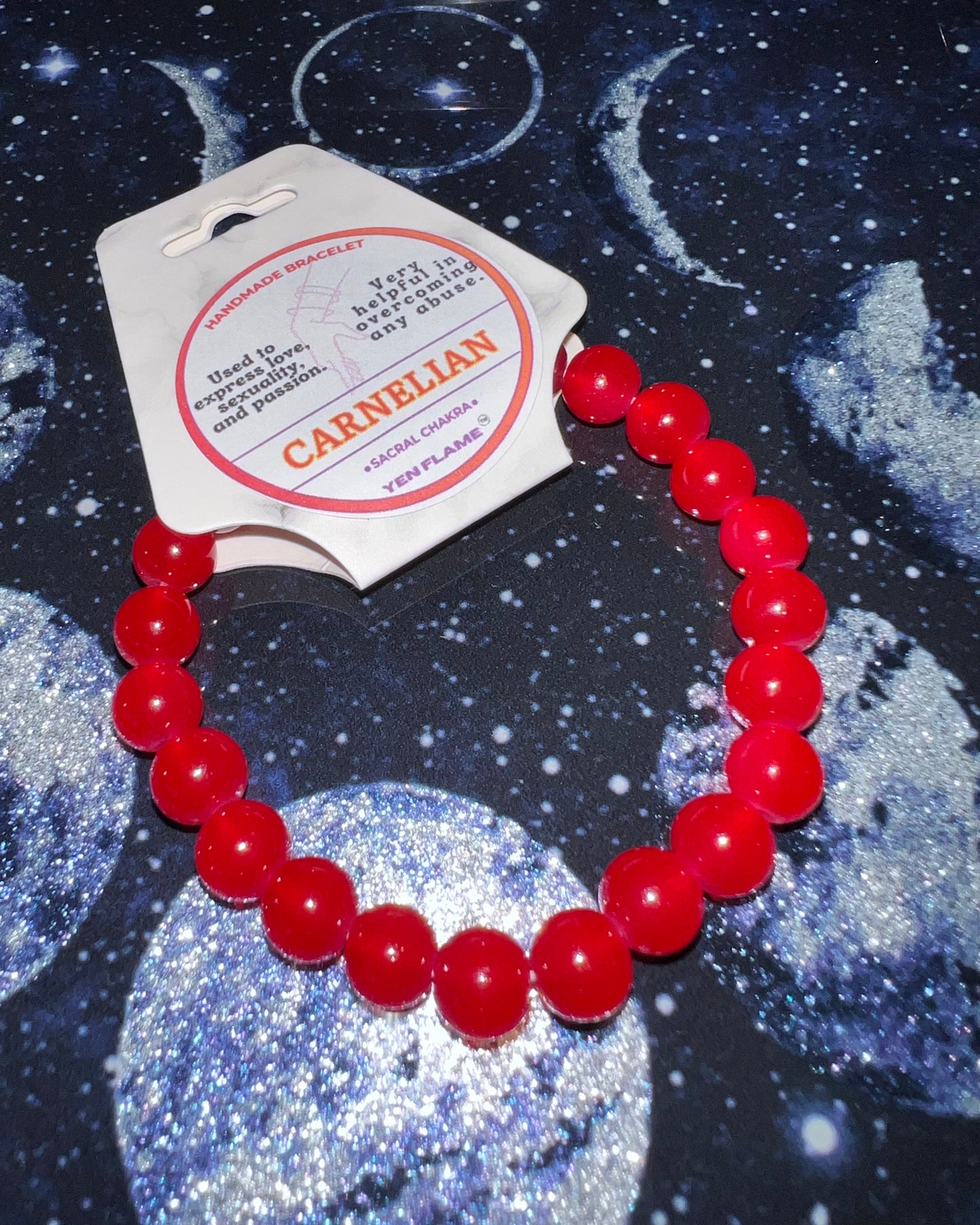 Carnelian Crystal Handmade Unisex Bracelet