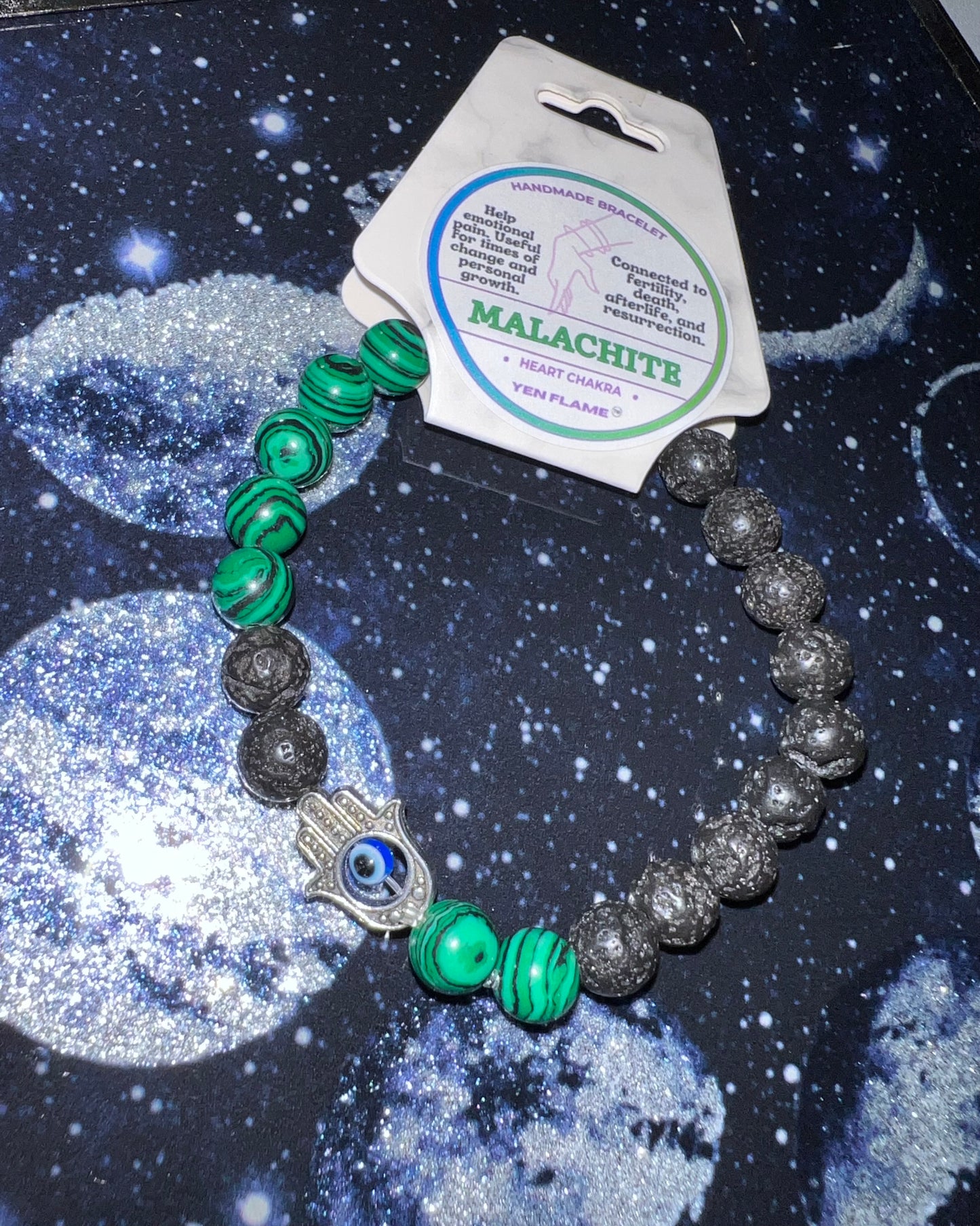 Malachite Crystal Handmade Bracelet