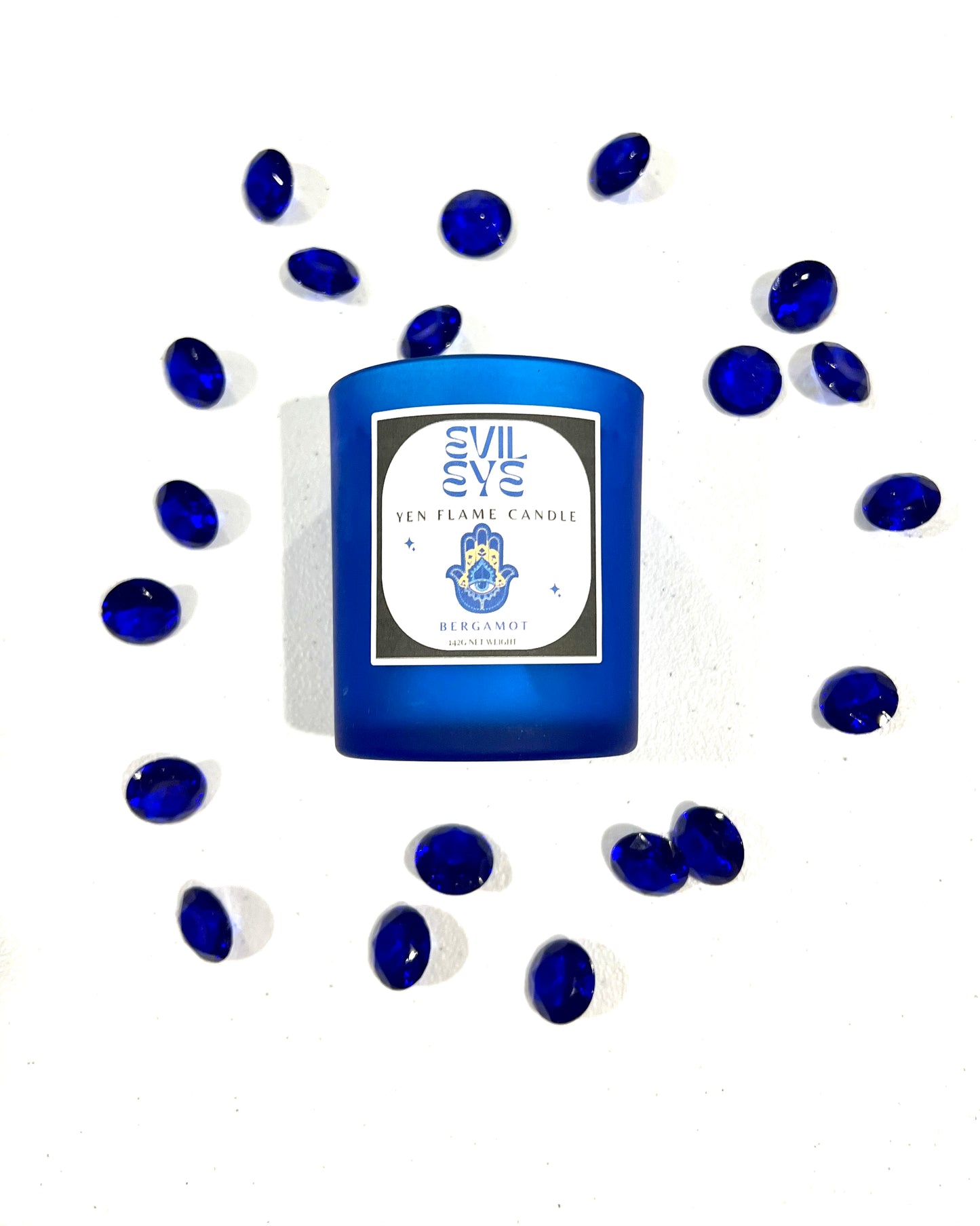 Evil Eye Protection Candle Handcrafted with Natural Soy Wax