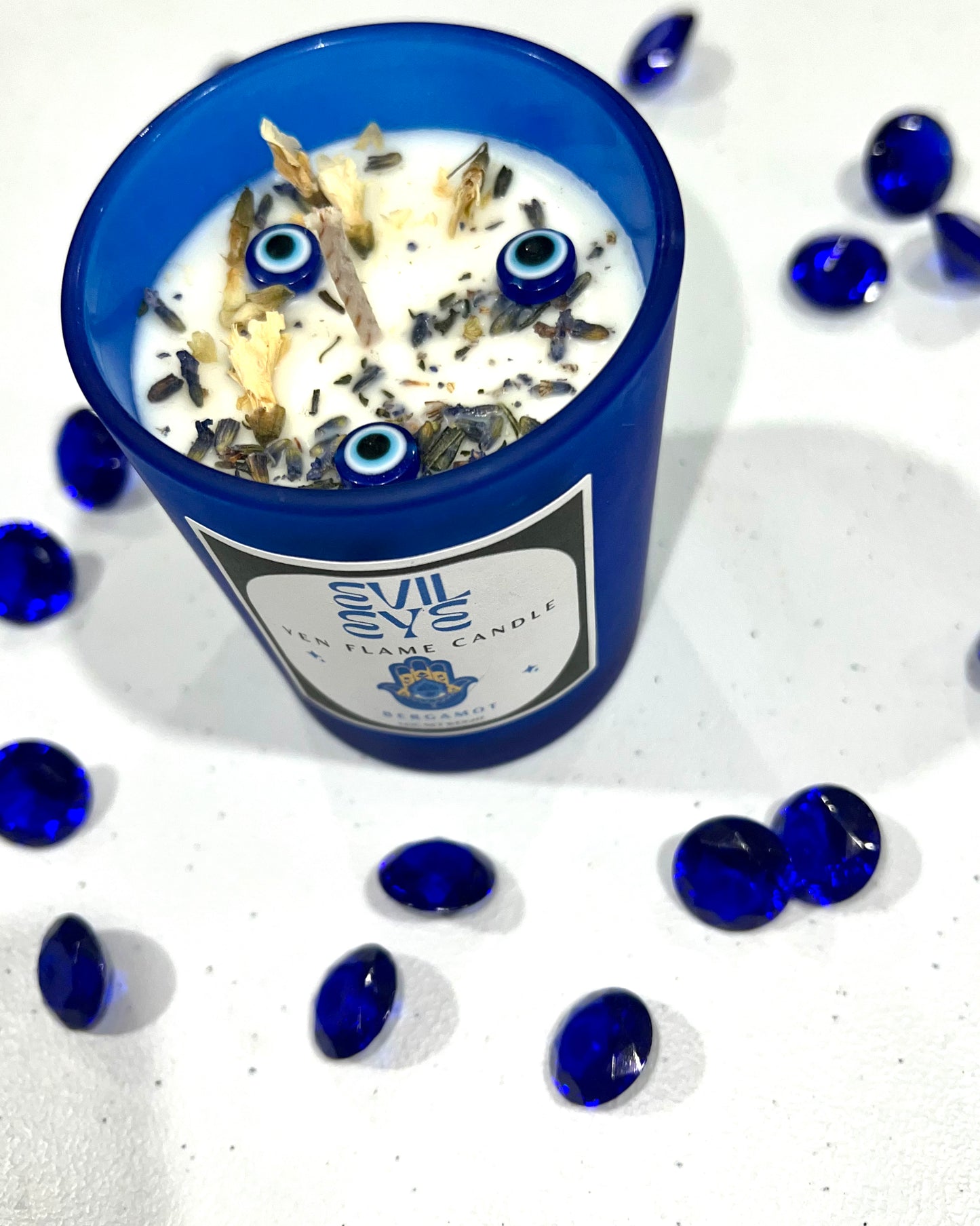 Evil Eye Protection Candle Handcrafted with Natural Soy Wax