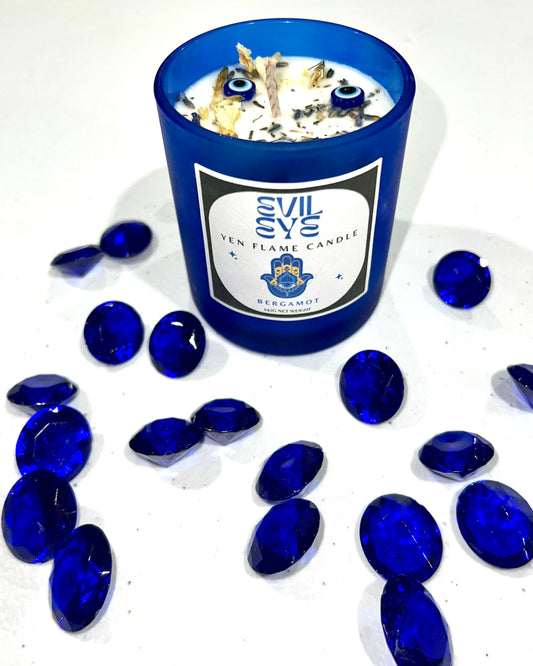 Evil Eye Protection Candle Handcrafted with Natural Soy Wax
