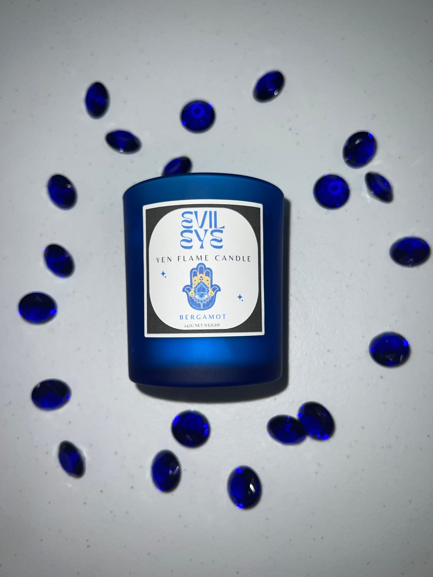 Evil Eye Protection Candle Handcrafted with Natural Soy Wax