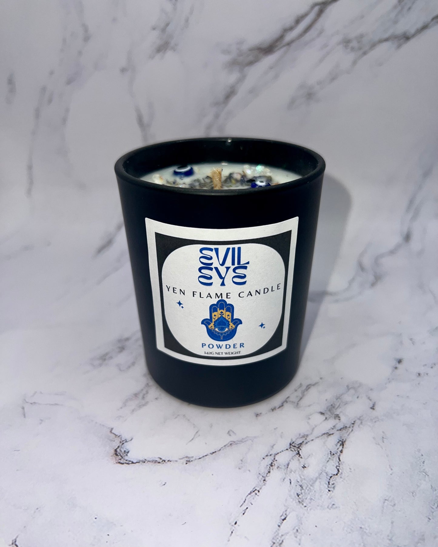 Evil Eye Protection Candle Handcrafted with Natural Soy Wax