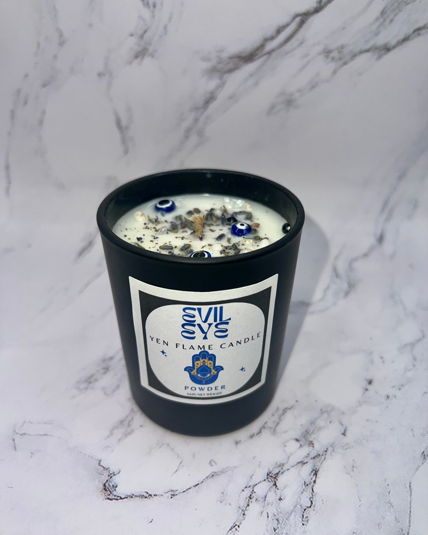 Evil Eye Protection Candle Handcrafted with Natural Soy Wax