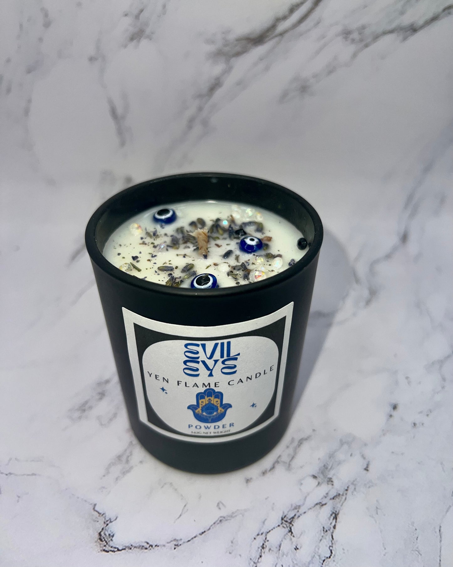 Evil Eye Protection Candle Handcrafted with Natural Soy Wax