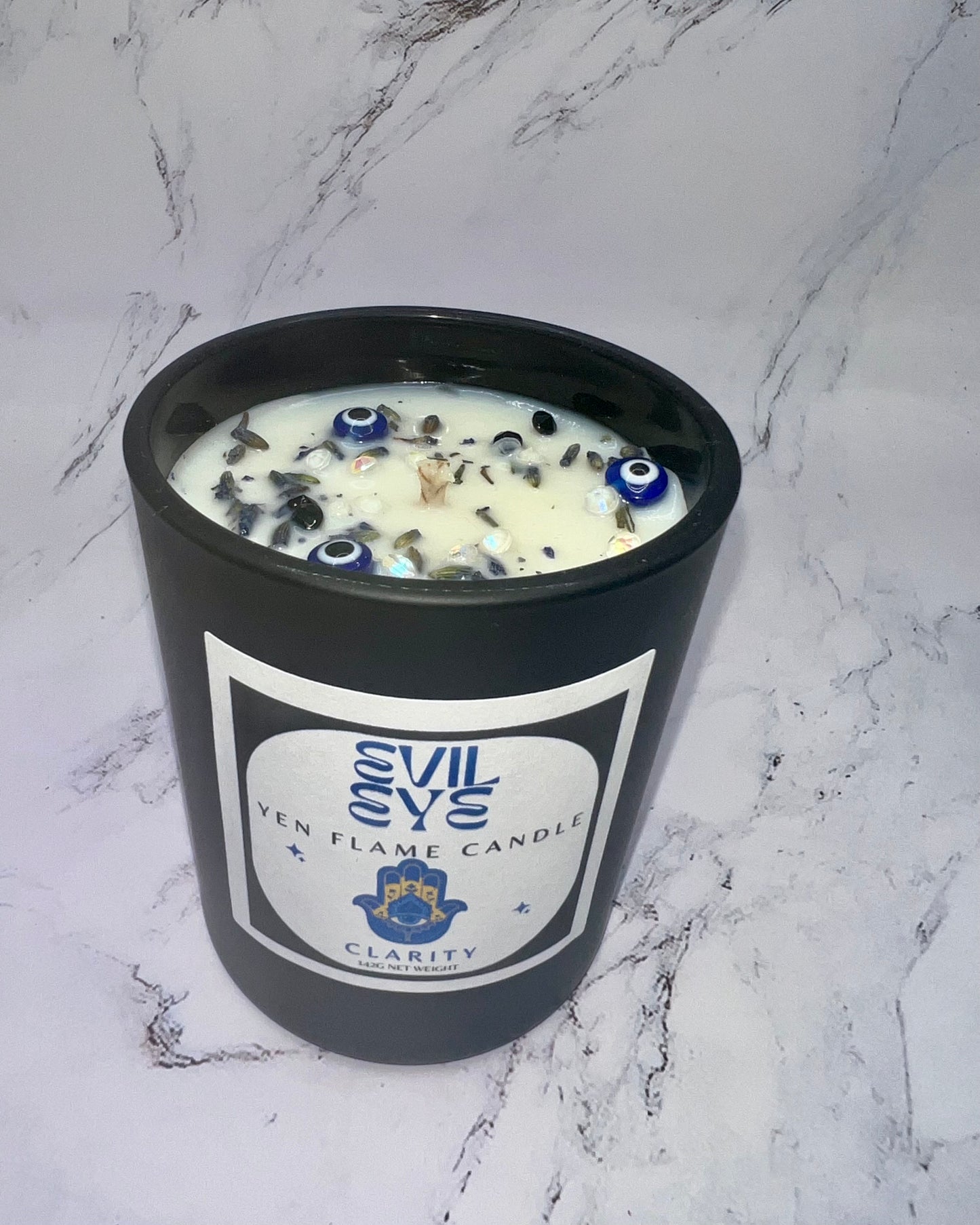 Evil Eye Protection Candle Handcrafted with Natural Soy Wax